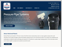 Tablet Screenshot of national-plastic.com